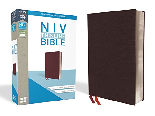 Zondervan 178907 Black & Gray Leathersoft NIV Thinline Bible