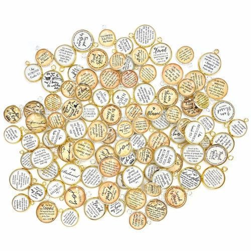 Bulk Assorted Christian and Scripture Charms for Jewelry Making –