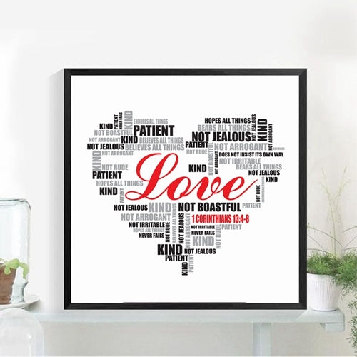 Bible Verse Prints And Poster Love Is Patient Kind