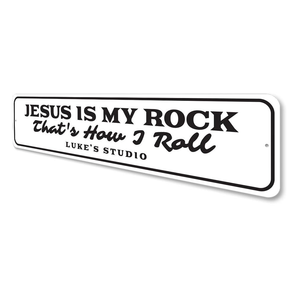 Jesus is My Rock Sign