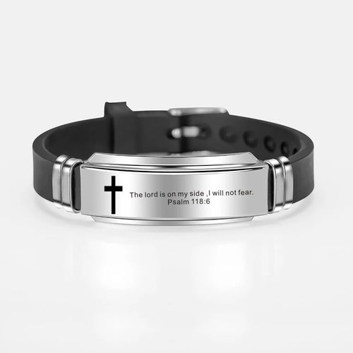 Cross Jesus Scripture Quote Bracelet Christian Bible Verse Inspiring