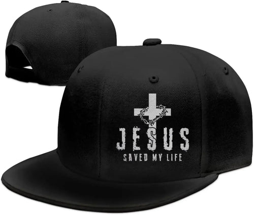 Christian Jesus Saved My Life Cross Snapback Hats for Men Baseball Cap