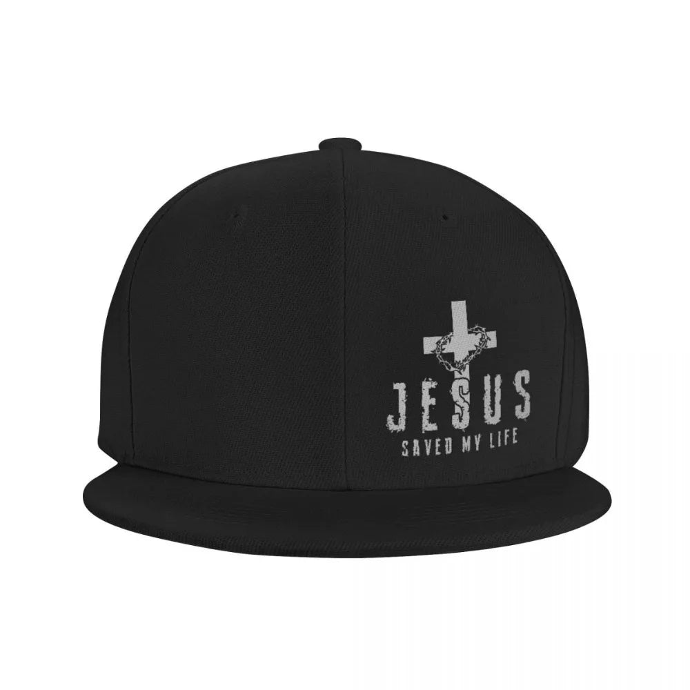 Christian Jesus Saved My Life Cross Snapback Hats for Men Baseball Cap