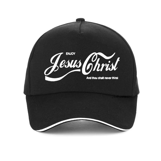 Enjoy Jesus Christ The Real King Christian Funny men hat Faith Prayer