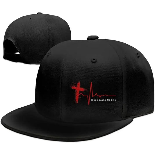 Christian Jesus Saved My Life Cross Snapback Hats for Men Baseball Cap