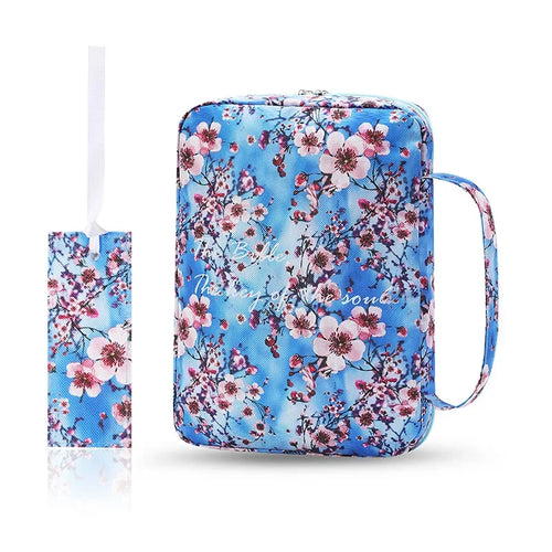 Bible Cover Case Floral Bible Cover Bag for Women, Stylish Functional