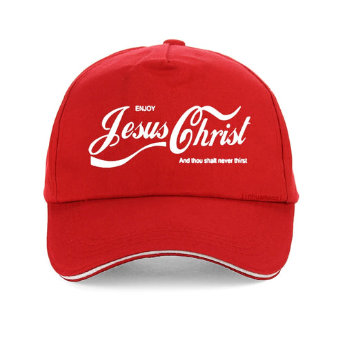 Enjoy Jesus Christ The Real King Christian Funny men hat Faith Prayer