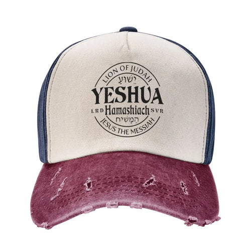 Christian Gift Hats Yeshua Hamashiach Jesus The Messiah Baseball Cap