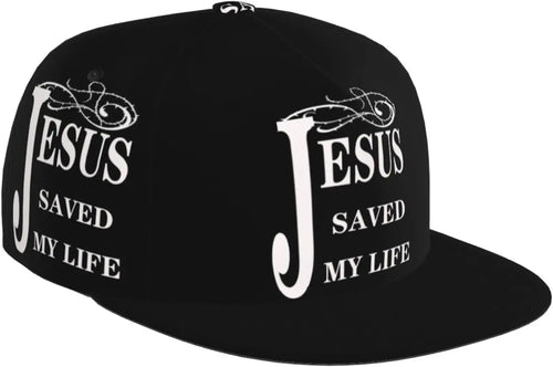 Religious Christian Faith Jesus Flat Bill Brim Baseball Cap Cool Hip