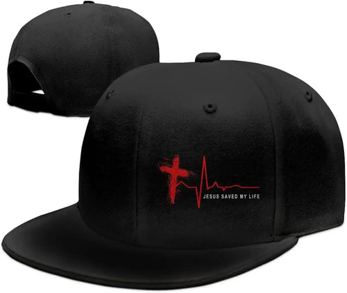 Christian Jesus Saved My Life Cross Snapback Hats for Men Baseball Cap