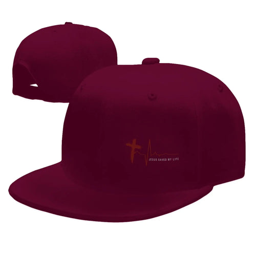 Christian Jesus Saved My Life Cross Snapback Hats for Men Baseball Cap