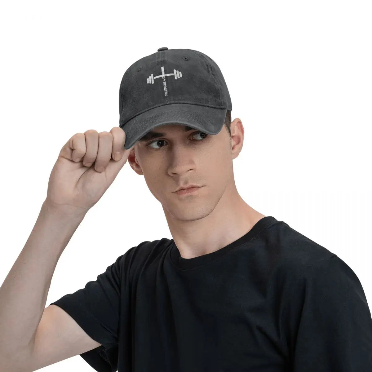 Christian Fitness Philippians 4 13 Bible Verse Baseball Caps Peaked