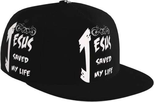 Religious Christian Faith Jesus Flat Bill Brim Baseball Cap Cool Hip