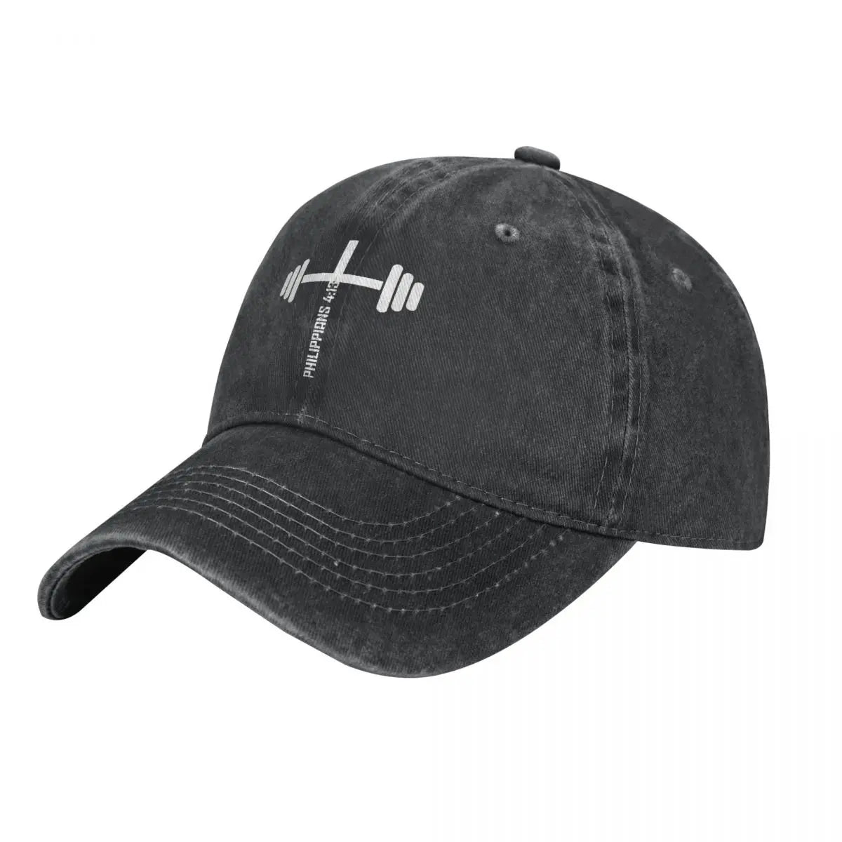 Christian Fitness Philippians 4 13 Bible Verse Baseball Caps Peaked