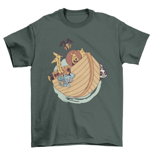 Noah's ark t-shirt design