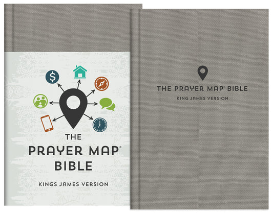 The KJV Prayer Map® Bible [Gray Weave]