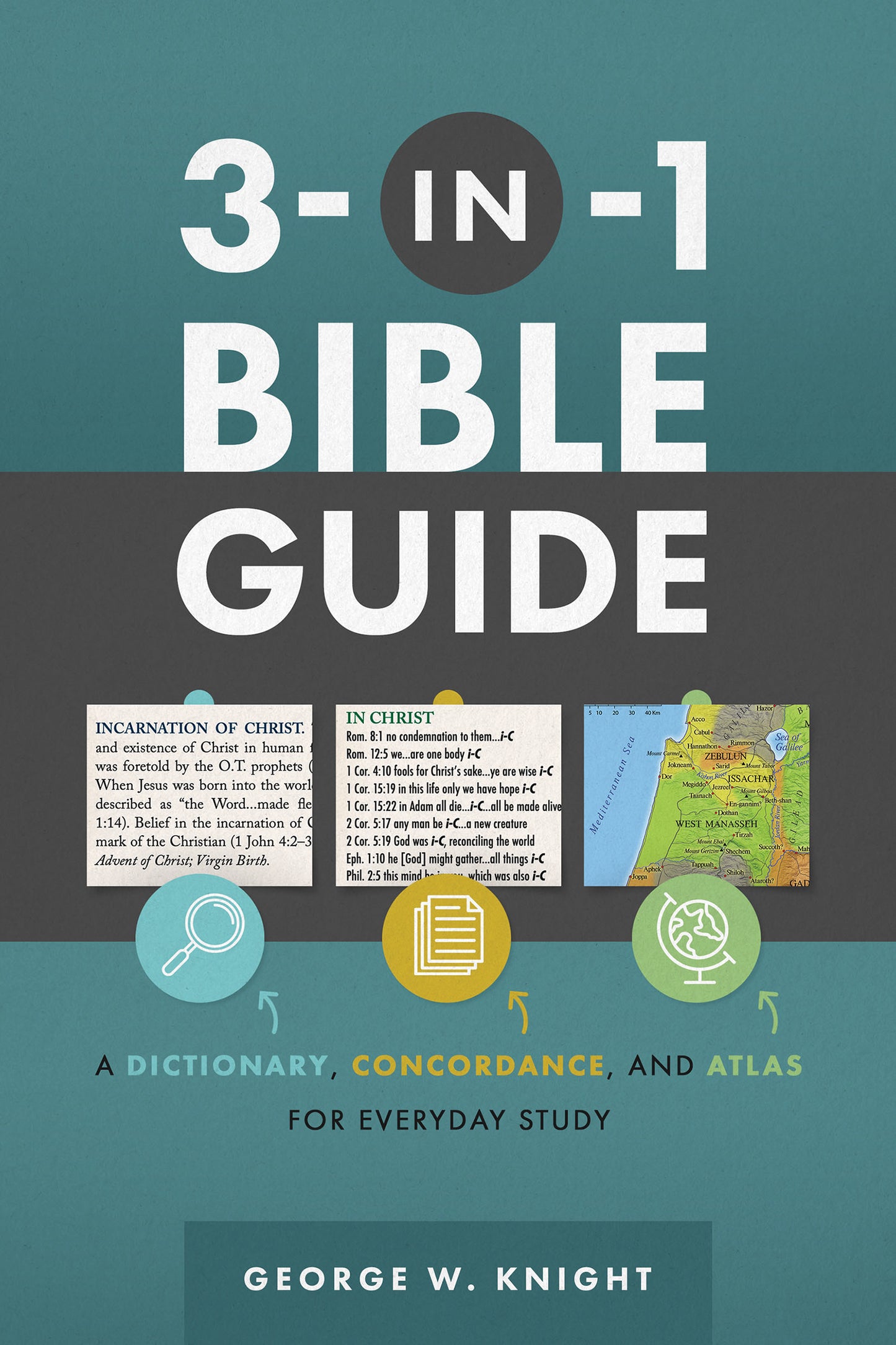 The 3-in-1 Bible Guide : A Dictionary, Concordance, and Atlas