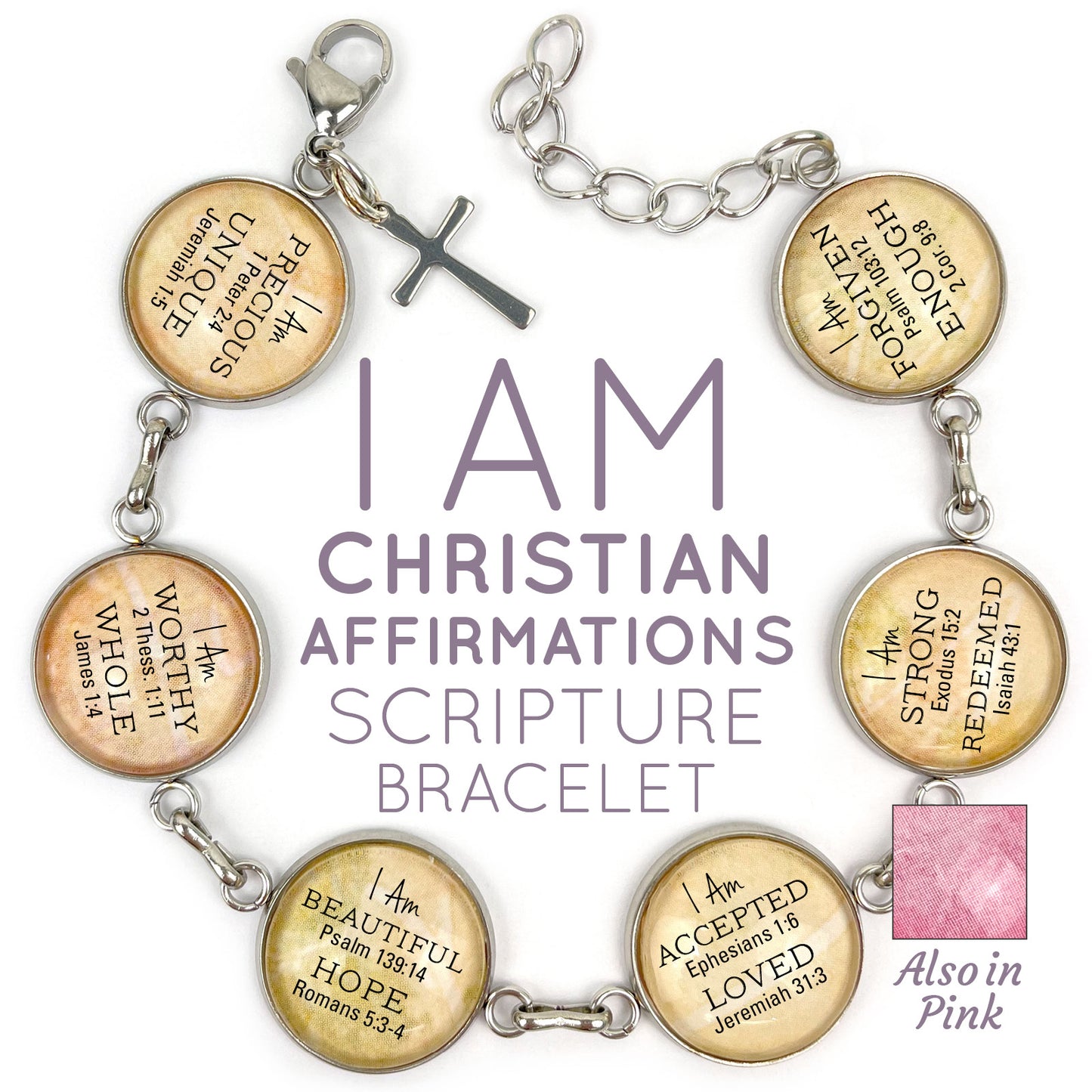 I AM Strong, Unique, Beautiful, Worthy, Loved, Enough – Christian