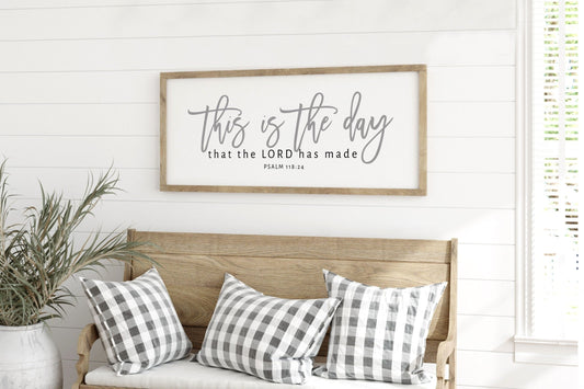 This Is The Day That The Lord Has Made | Christian Wall Art |