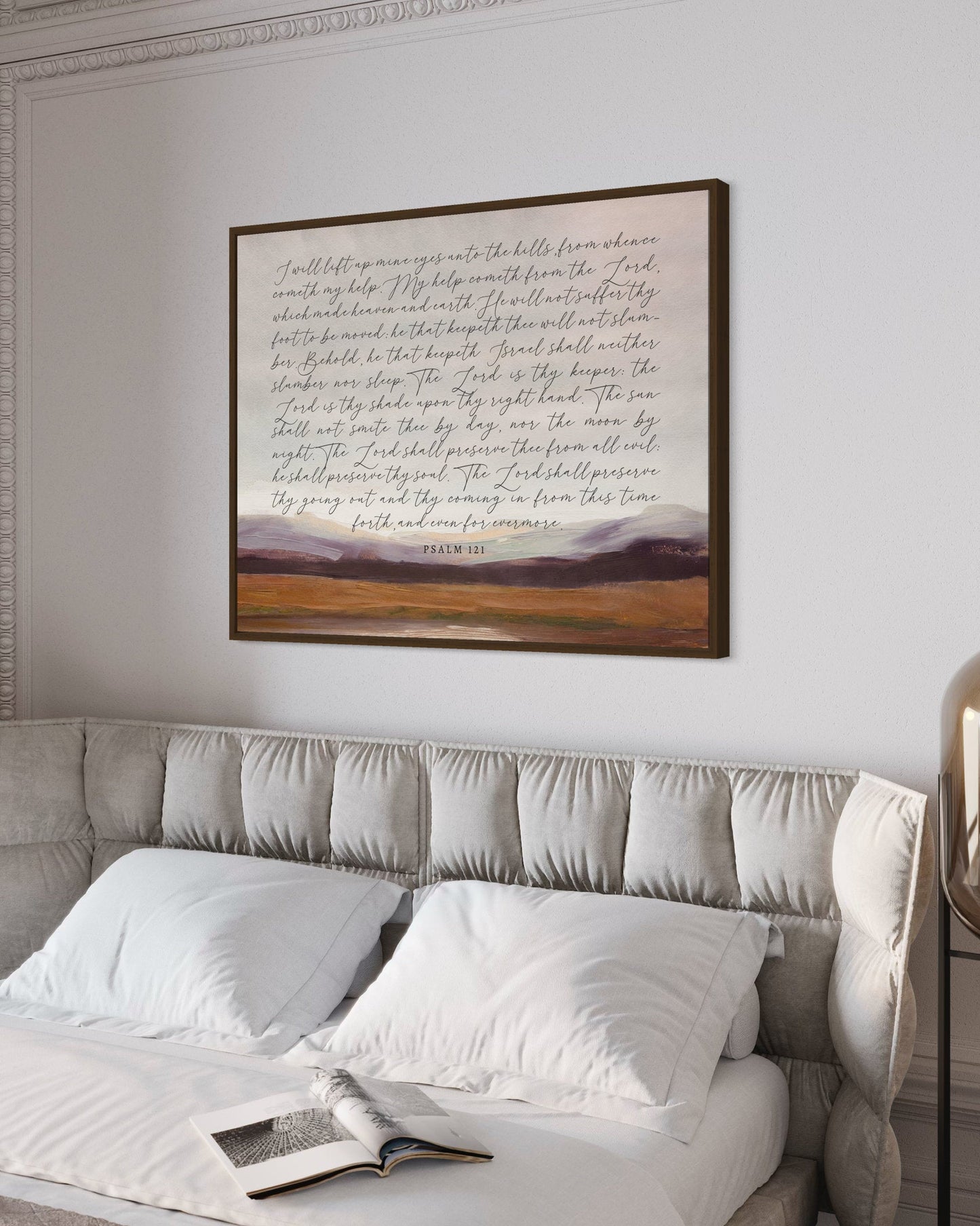 PSALM 121 | I Will Lift Up My Eyes to the Hills | Vintage Canvas