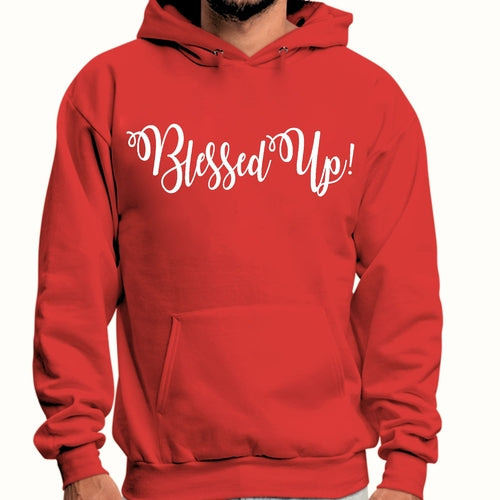 Mens Graphic Hoodie Blessed Up