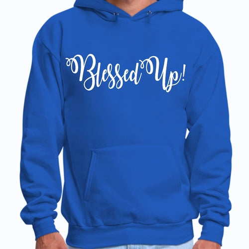 Mens Graphic Hoodie Blessed Up