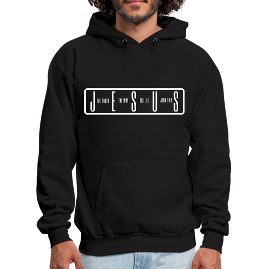 Mens Graphic Hoodie the Truth the Way the Life