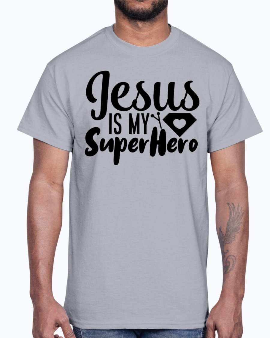 Jesus is My Super Hero- Blessed- Cotton Tee