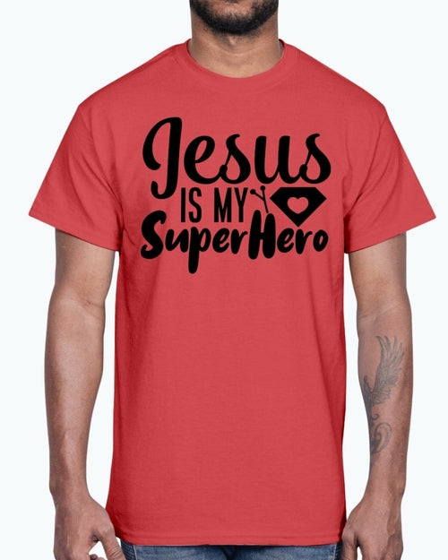 Jesus is My Super Hero- Blessed- Cotton Tee